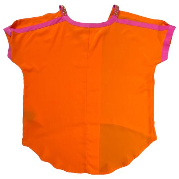 Orange & Pink Rampage Top - Size Large - Picture 2 of 6
